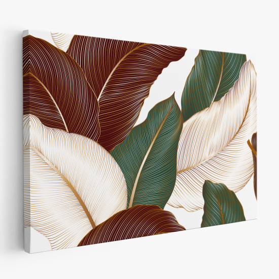 Tableau toile - Feuilles Tropicales