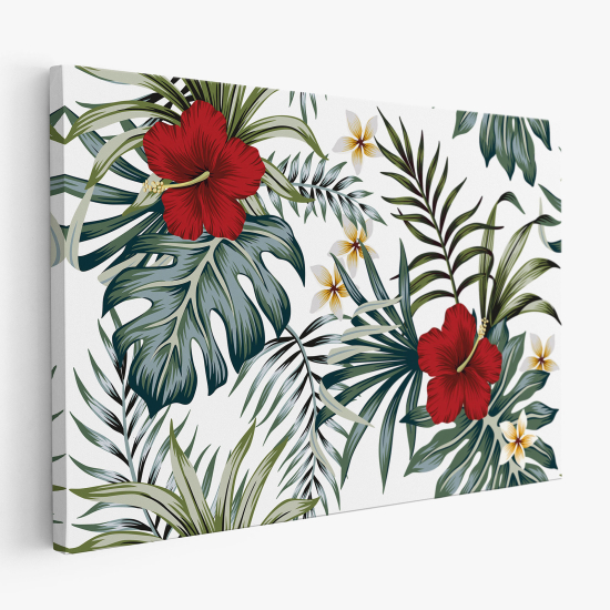 Tableau toile - Feuilles Tropicales