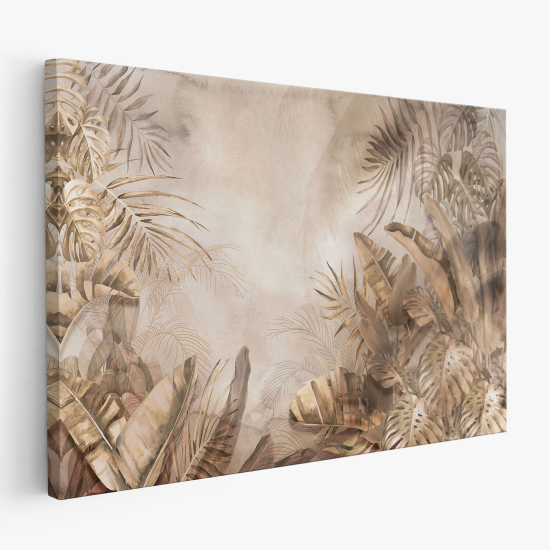 Tableau toile - Feuilles Tropicales