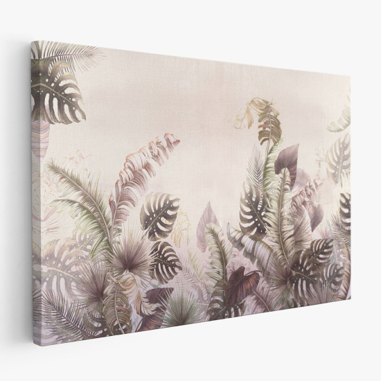 Tableau toile - Feuilles Tropicales