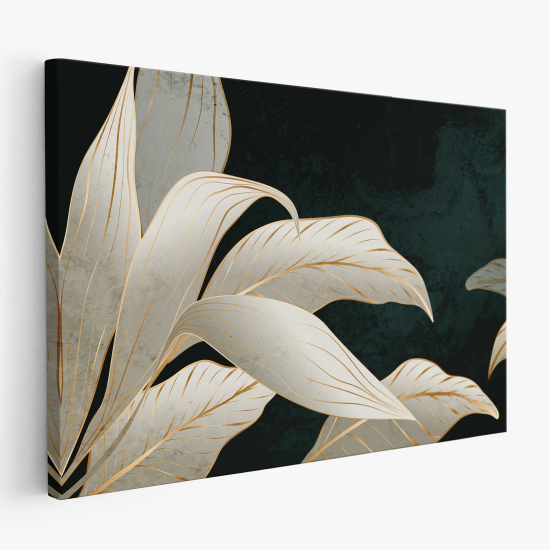 Tableau toile - Feuilles tropicales