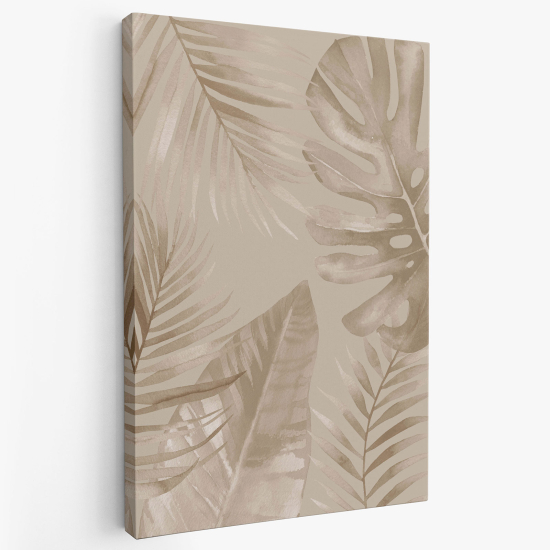 Tableau toile - Feuilles Tropicales