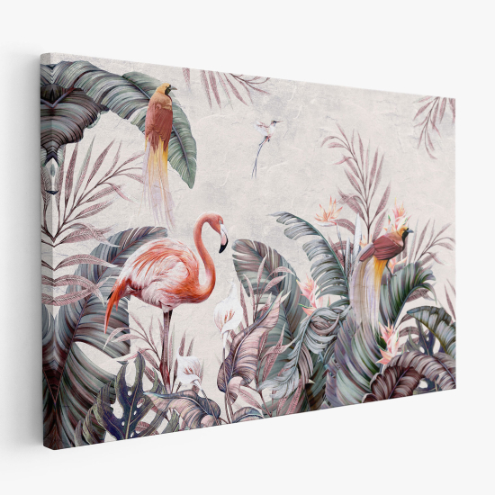 Tableau toile - Flamant Rose