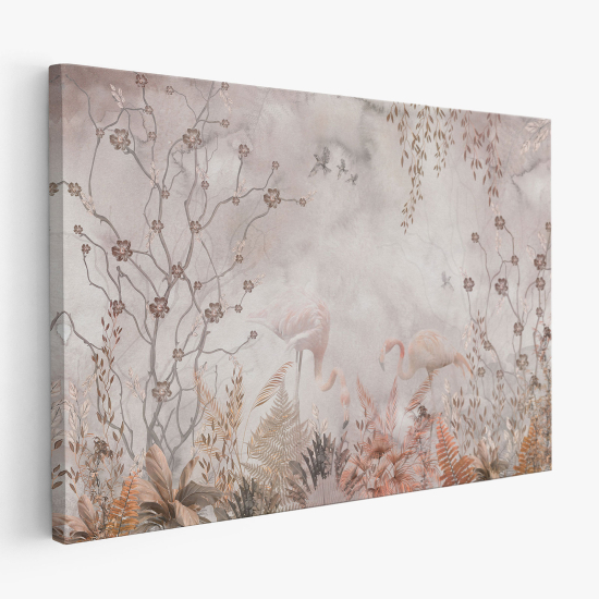 Tableau toile - Flamants Roses