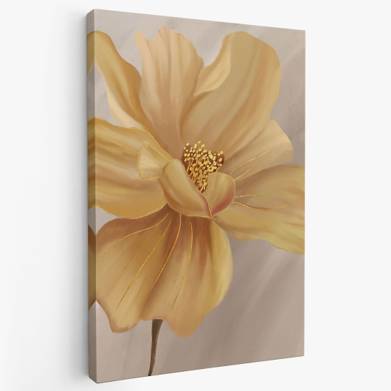 Tableau toile - Fleur jaune