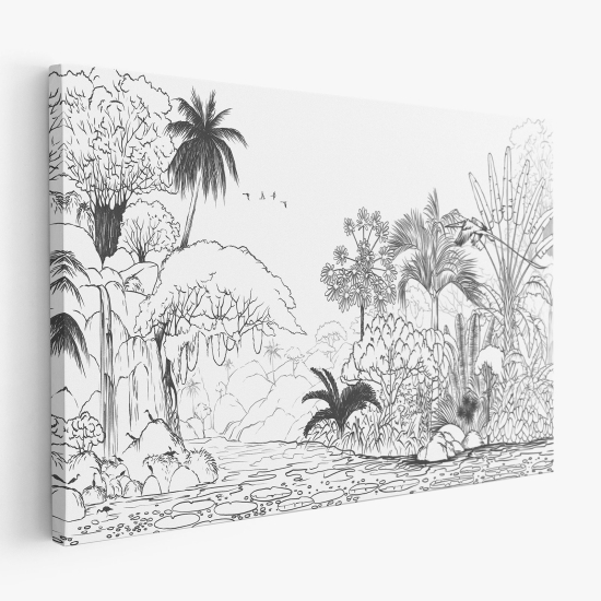 Tableau toile - Forêt Tropicale