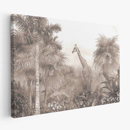 Tableau toile - Girafe