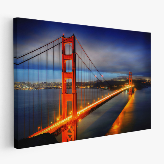 Tableau toile - New York Golden Gate