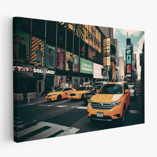 Tableau toile - New York taxis