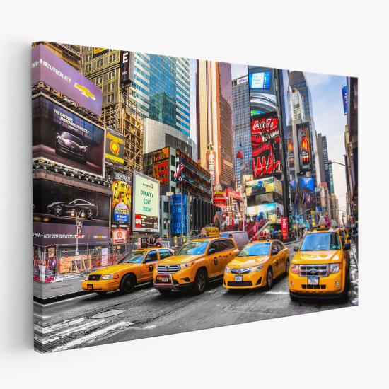 Tableau toile - New York Taxis