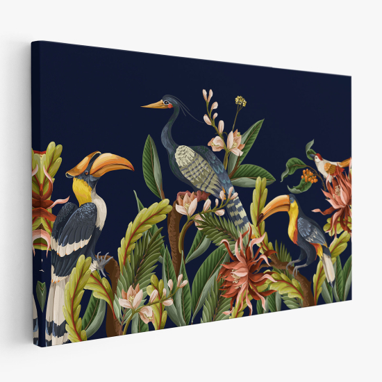 Tableau toile - Oiseaux Tropicaux 