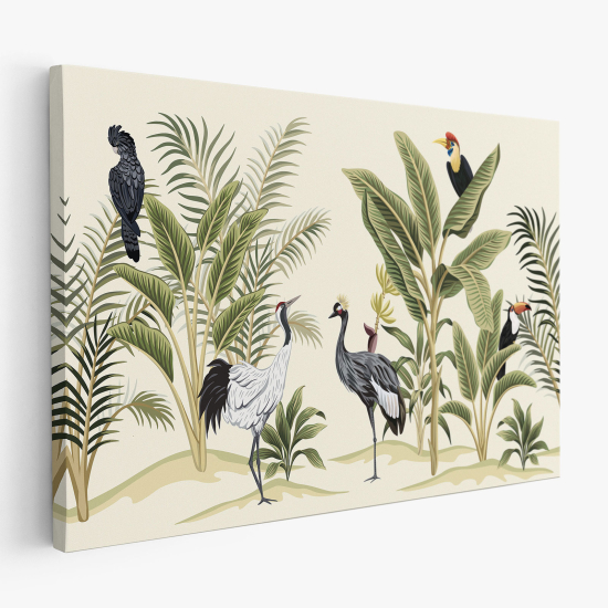 Tableau toile - Oiseaux Tropicaux