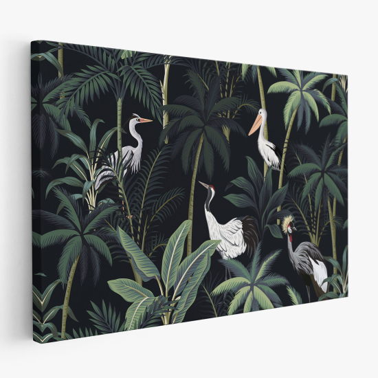 Tableau toile - Oiseaux Tropicaux