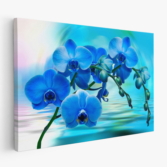 Tableau toile - Orchidées bleues