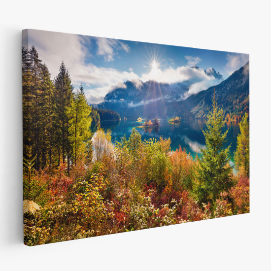 Tableau toile -  Paysage Montagnes