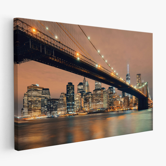 Tableau toile - Pont de Brooklyn New York