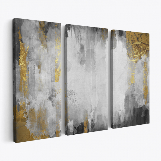 Tableau triptyque - Abstrait