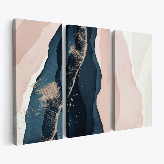 Tableau triptyque - Abstrait