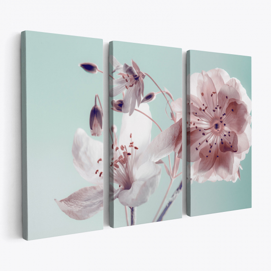 Tableau triptyque - Fleurs