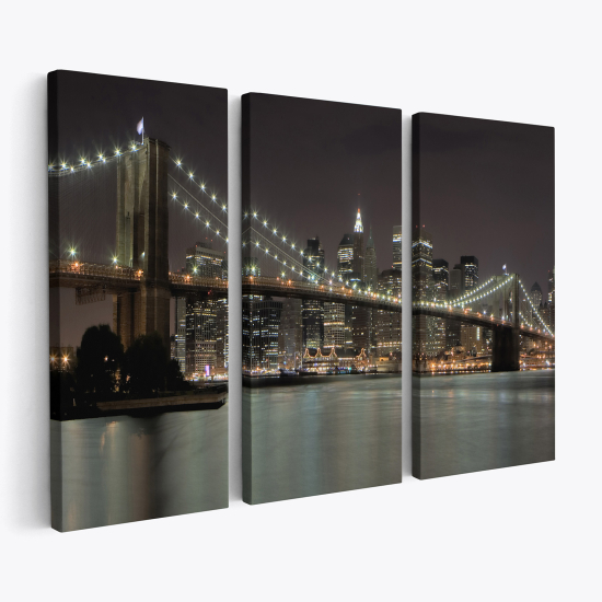 Tableau triptyque sur toile - New York