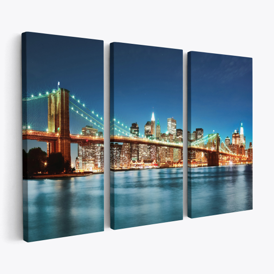 Tableau triptyque sur toile - New York