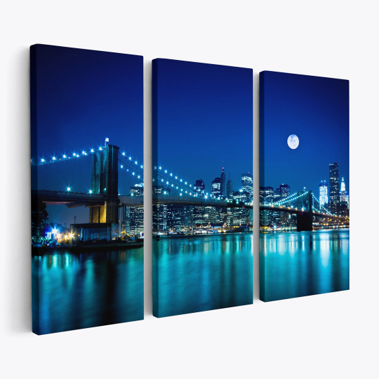 Tableau triptyque sur toile - New York