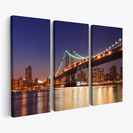 Tableau triptyque sur toile - New York