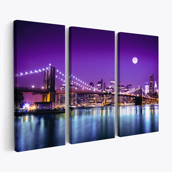 Tableau triptyque sur toile - New York