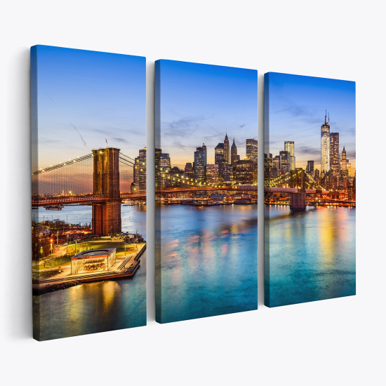 Tableau triptyque sur toile - New York