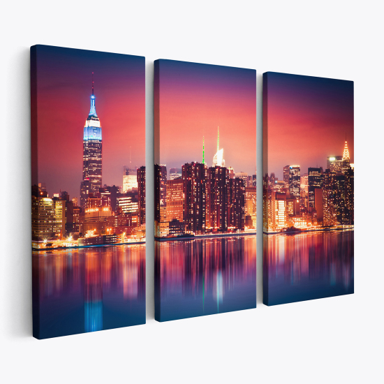 Tableau triptyque sur toile - New York