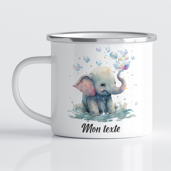 Tasse - Mug Émaillé Enfants - Éléphant