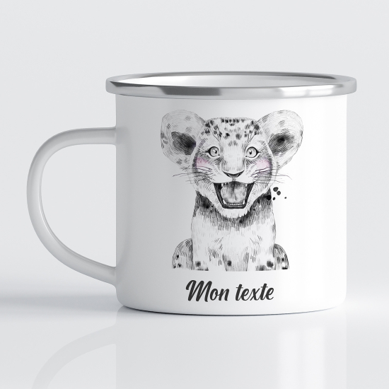 Tasse - Mug Émaillé Enfants - Lion