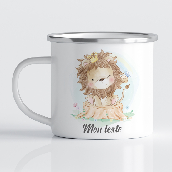 Tasse - Mug Émaillé Enfants - Lion