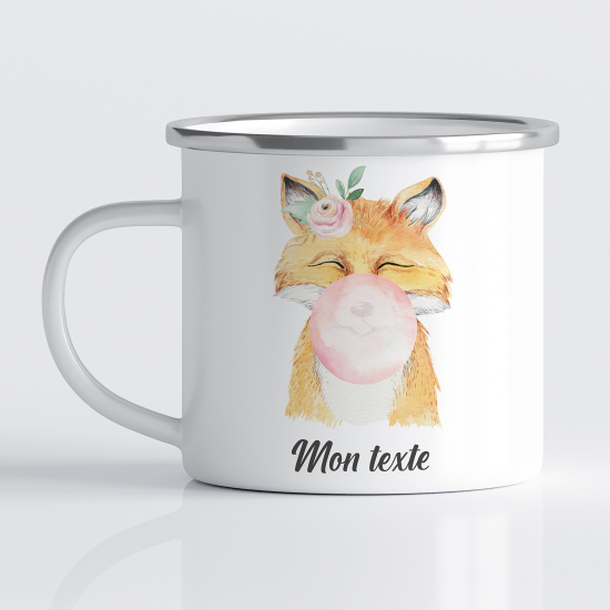 Tasse - Mug Émaillé Enfants - Renard