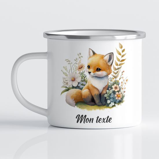 Tasse - Mug Émaillé Enfants - Renard