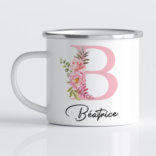 Tasse - Mug Émaillé Monograme - Lettre B