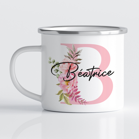 Tasse - Mug Émaillé Monograme - Lettre B