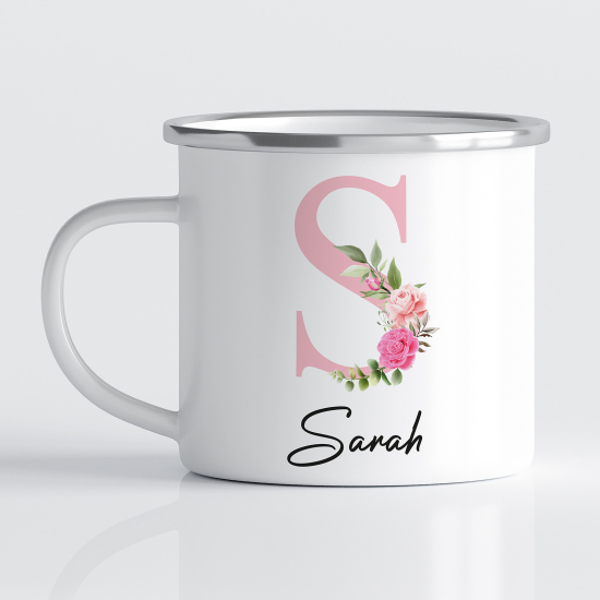 Tasse - Mug Émaillé Monograme - Lettre S