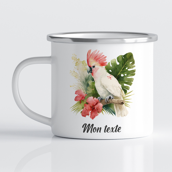 Tasse - Mug Émaillé - Perroquet