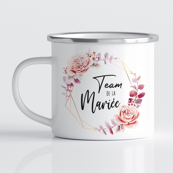 Tasse - Mug Émaillé - Team de la Mariée