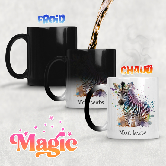 Tasse - Mug Magique - Bébe zèbre