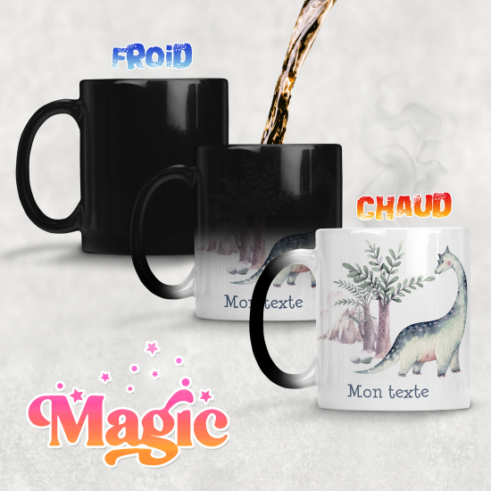 Tasse - Mug Magique - Dinosaure