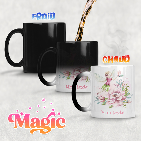 Tasse - Mug Magique - Fée Fleurs