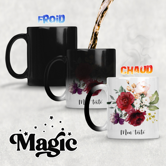 Tasse - Mug Magique - Fleurs