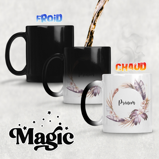 Tasse - Mug Magique - Fleurs