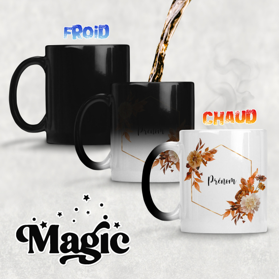 Tasse - Mug Magique - Fleurs