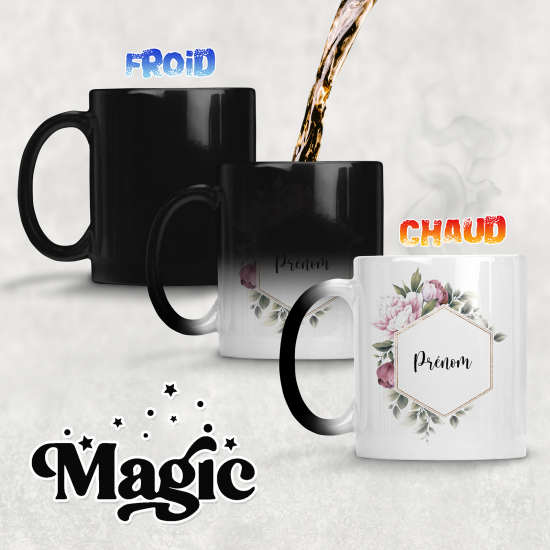 Tasse - Mug Magique - Fleurs