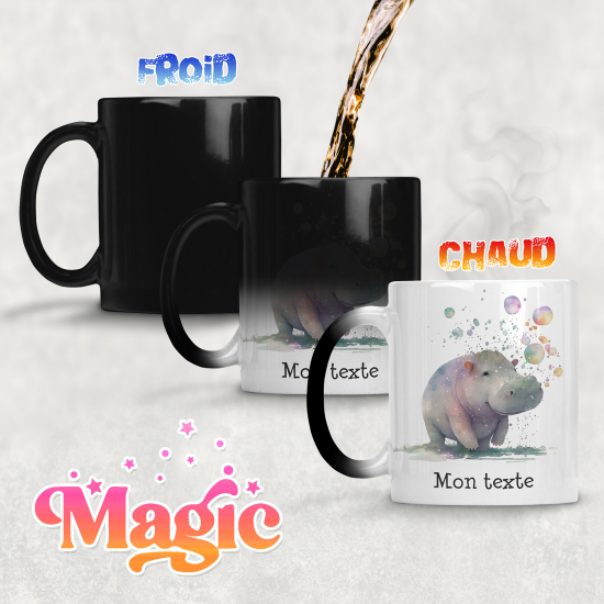 Tasse - Mug Magique - Hippopotame