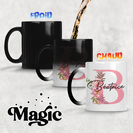 Tasse - Mug Magique Monogramme - Lettre B