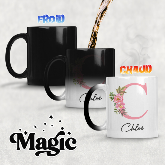 Tasse - Mug Magique Monogramme - Lettre C